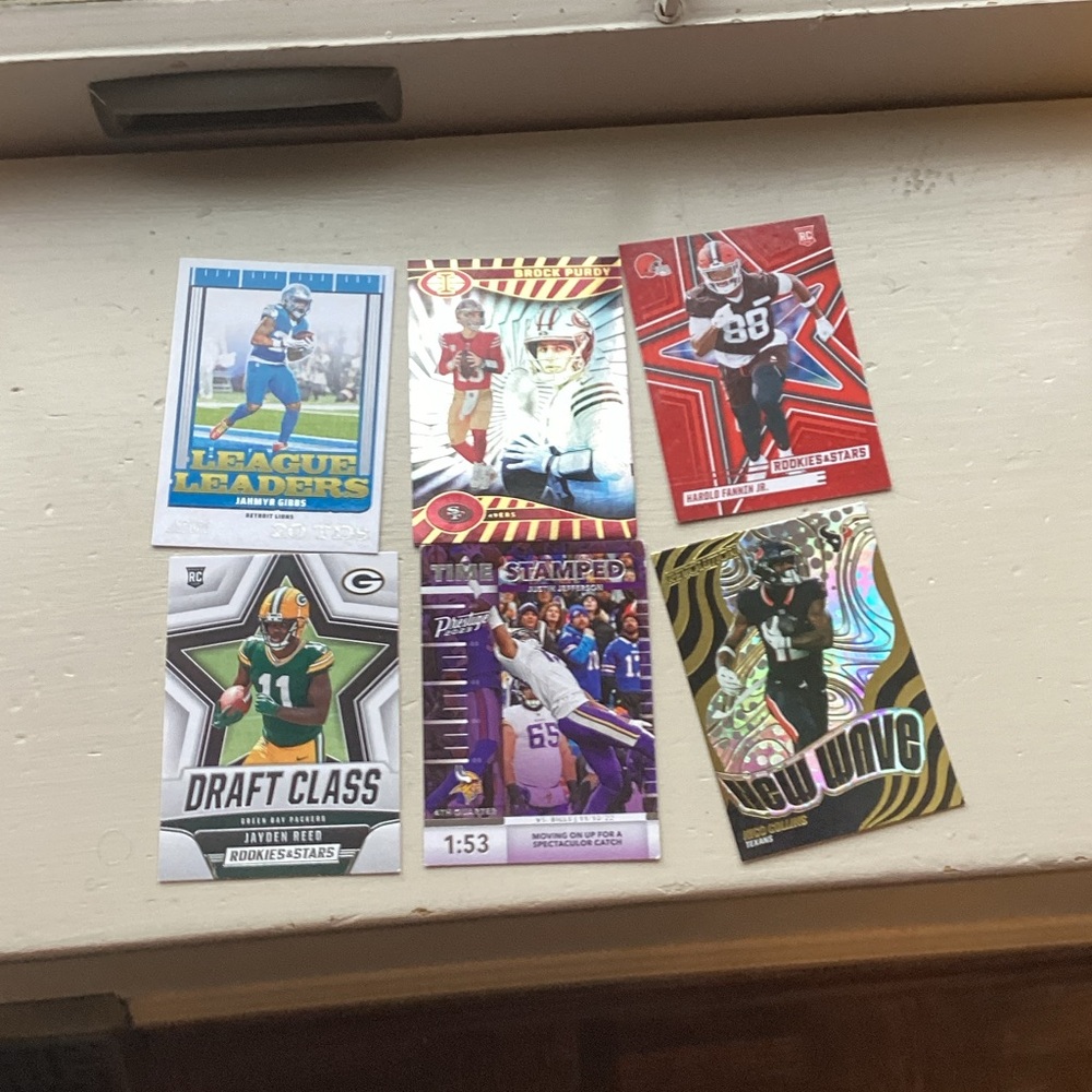 Assorted Football Trading Cards